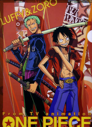 Luffy Zoro — ون پیس وال پیپر