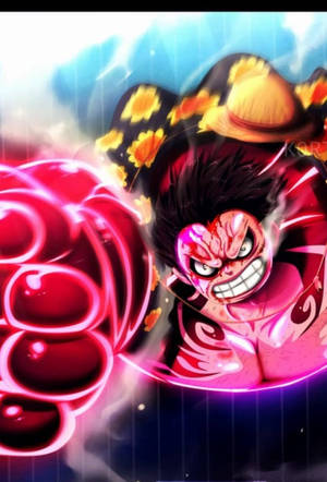 Luffy گیئر 4 دھماکہ خیز حملہ وال پیپر — लूफी गियर 4 وال پیپر