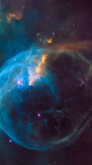 NASA آئی فون خوبصورت نیبولا — بیرونی خلا وال پیپر
