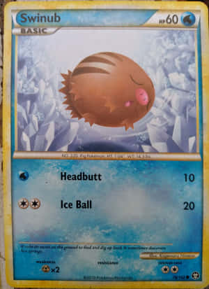 Swinub 2010 کارڈ — پوکیمون فون وال پیپر