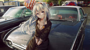 اینیم کار بیک گراؤنڈ — Anime car وال پیپر