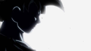 الٹرا انسٹنٹ گوکو کا سلیویٹ — Ultra Instinct Goku وال پیپر