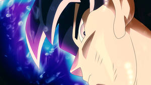 الٹرا انسٹنکٹ گوکو کا قریبی چہرہ — Ultra Instinct Goku وال پیپر