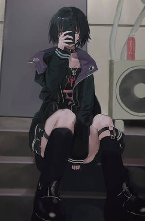 اینی موبائل گوتھ — Anime Phone وال پیپر