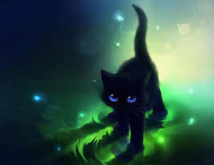 اینیمی بلی کی تصاویر — Anime cat وال پیپر