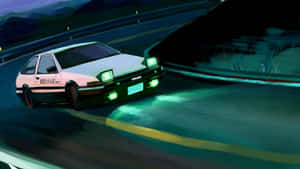 اینیمی کار بیک گراؤنڈ — Anime car وال پیپر