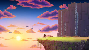 جمالیاتی جنت پکسل آرٹ وال پیپر — پر مزاح جمالیاتی وال پیپر