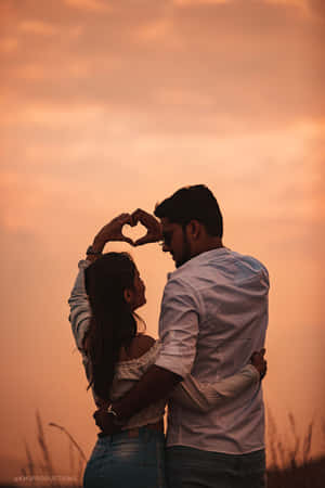 جوڑے کے غروب آفتاب کی تصاویر