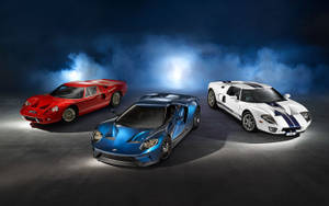 سرخ، نیلا اور سفید Ford GT