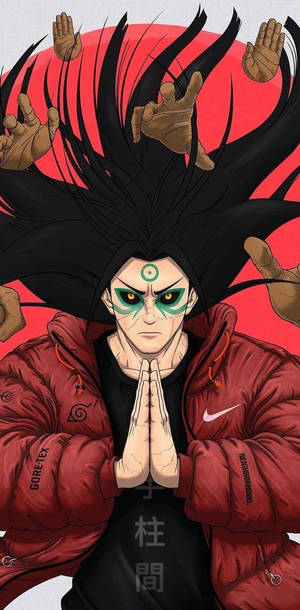 ہاشیراما فون سیج موڈ میں — Anime Phone وال پیپر