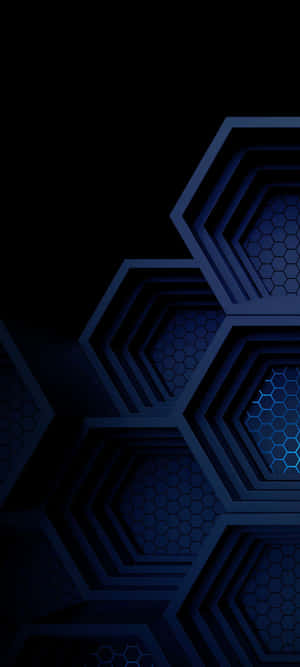 نیلا Amoled — Abstract iPhone وال پیپر