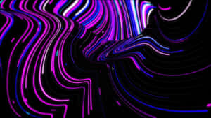 1440p AMOLED بیک گراؤنڈ — نیون جامنی وال پیپر