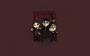 پیارا کارٹون لیجنڈ آف ہیری پوٹر آئی پیڈ — جمالیاتی ہیری پوٹر وال پیپر