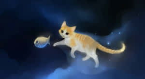 اینیمی بلی کی تصاویر — Anime cat وال پیپر