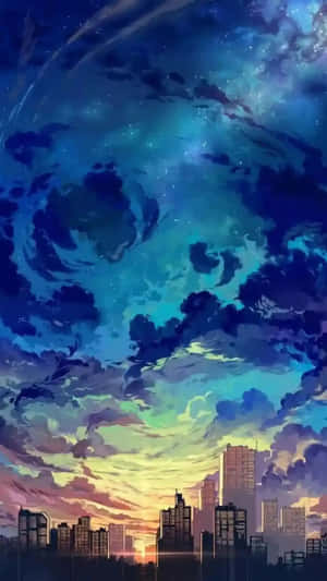 چیری کے پھولوں کے ساتھ دلکش اینیمے منظر — خوبصورت anime وال پیپر