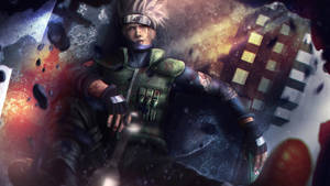کاکاشی 4K مکمل چہرہ جنگ کے بعد — 4K anime GIF وال پیپر
