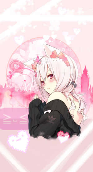 گلابی Anime جمالیات کی تصاویر — گلابی جمالیاتی متحرک تصویر وال پیپر