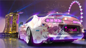 اینیمی کار کی تصاویر — Anime car وال پیپر