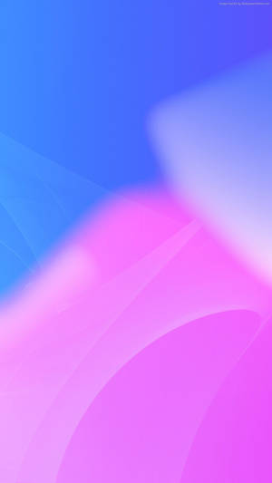 گلابی اور نیلی شکلوں کا خوبصورت امتزاج — Abstract iPhone وال پیپر