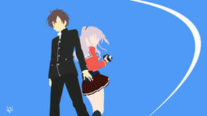 یو اور ناؤ شارلٹ منیملسٹ اینیم — بنیاد پرست anime وال پیپر